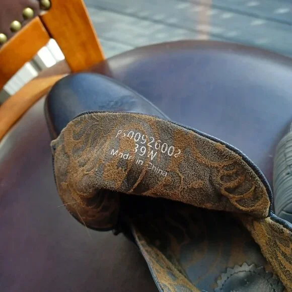 Fly London Yip Wedge Boots Booties 39W - Picture 5 of 5